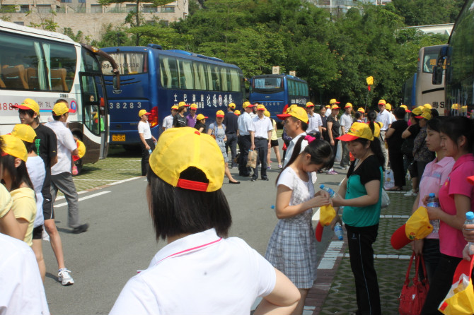 到達旅游地點—大峽谷停車場